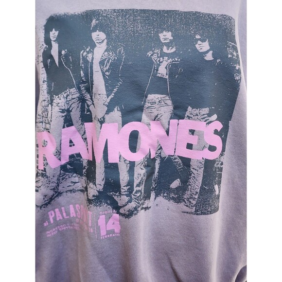 RAMONES Sweatshirt 2024 Size Small Punk Rock Dusty Rose - Picture 2 of 8